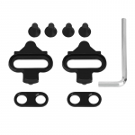 Jalgrattaluku pedaaliplaadi adapteri muundur Maastikuratta pedaali SPD kingad vasest adapteri klambriplaat ilma klambrita Eggbeateri lukk must