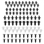 100 tk 6-suurused auto kinnitusklambrid, hoidiku needipaneel autoklambrite jaoks Peugeot Boxer Fiat Croma Jaguar Xf G30