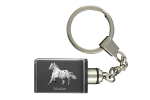 Noriker - Crystal pendant with photo of a horse, illuminated pendant, unique gift by Art-Dog brand
