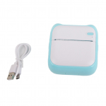 Tasku traadita Bluetooth-printer Vale k&uuml;simus Printer 203DPI USB laadimine kaasaskantav printer Pilt
