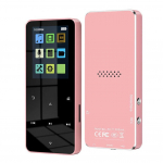 1,8-tolline TFT MP3-m&auml;ngija USB 2.0 3,5 mm pesa Bluetooth-&uuml;hilduv 5.0 muusikapleier, raadio puudub koos e-raamatu salvestamise sisseehitatud k&otilde;lariga roosa