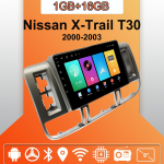 Autoraadio Android Auto Carplay Nissan X-Trail T30 2000-2003 jaoks Multimeediam&auml;ngija Pea&uuml;ksus Stereo GPS-navigatsioon BT WIFI 1+16GB 1+16GB