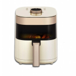 4,5-liitrine t&auml;isautomaatne elektripann visuaalse &otilde;hufrit&uuml;&uuml;riga majapidamises kasutatava multifunktsionaalse intelligentse ahjuta ilma lambita valge