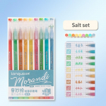 9tk Morandi pliiatsikomplekt mitmev&auml;rviline geeltindiga pliiats Retro markervooder 0,5 mm kuulotsaga ajakirjakunsti jaoks