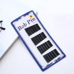 Must &uuml;herealine juuksen&otilde;el, spreiv&auml;rviga v&auml;rvitud servaga, narmastega juuksen&otilde;el, n&auml;htamatu peakate, lainelised juuksed, fikseeritud U-kujuline klamber, 10 kaarti Small Wave 60 #TC05XG#