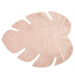 Banaanilehe disain Libisemiskindel &otilde;likindel soojusisolatsioonimatt Luksuslik kerge toiduvalmistamise &otilde;htus&ouml;&ouml;k majapidamistarbed roosa