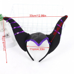 1 tk peoaksessuaarid Halloweeni kuradid Horn Gothic Cosplay mustad juuksed Naljakad lastele kingitused