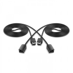 10ft/3M C&acirc;ble d'extension pour Manette Nintendo Super NES Classic Mini Edition (2017) (2PCS, Noir)