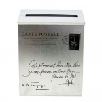 Retro metallist postkast seinale kinnitatav &auml;mber ajalehe kirjakast posti roostevastane roostevaba aiakaunistus lahkumisteate hoidmiseks