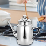 Kitchen Oil Pot in Stainless Steel for Smooth Pouring Gold 300ml