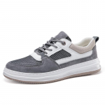 Ehtsast nahast meeste tossud Uus trend Vabaaja jalan&otilde;ud Hingavad Vaba aja veetmise Meeste Vulkaniseeritud Jalan&otilde;ud Libisemiskindlad Suvised Rula Kingad 45 hall v&auml;rv