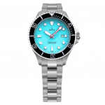 Suhe FreeDiver Sapphire roostevabast terasest j&auml;&auml;sinine sihverplaadiga kvarts RTFL807 200M naiste k&auml;ekell sinine