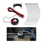 Extruder Cooling Fan Radiator Kit Replacement Easy to Install Practical High Performance Accessory