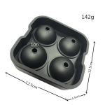 Silikoonist j&auml;&auml;pallimasin suur 3D suur &uuml;mmargune kera k&otilde;rged pallid j&auml;&auml;kujulise kuubiku vormialus s&uuml;gavk&uuml;lmiku viski kokteilibaari t&ouml;&ouml;riistade jaoks