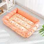 Multikaga tr&uuml;kitud kogu pind &Uuml;le kogu pinna Hingav Pehme Voodi Nelja hooaja koerakuut Koerakuut Kassikuut T&otilde;stetud padi Kaitseriietus kaelale Kevad- ja suvised lemmikloomatarbed M 40*50cm