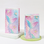 10 tk Merineitsi Mereteemaline peokott Merineitsi kommide paberkott kommid suupistete pakkimise kott T&uuml;druku s&uuml;nnip&auml;evapeokott Kingituste kottide tarvikud 24x13x8cm