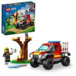 LEGO City maastikul t&ouml;&ouml;tav tulet&otilde;rjemootor 60393 m&auml;nguklots, kingitus tulet&otilde;rjuja tulet&otilde;rjuja poisid t&uuml;drukud vanuses 5+ brown