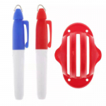 1Komplekti golfipalli joone marker golfi positsioneerimisabi v&auml;ligolfi spordit&ouml;&ouml;riist punane