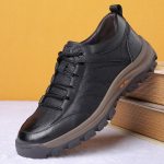 Meeste vabaajajalatsid Vedrud l&otilde;hestatud nahast paksu tagumikuga kulumiskindlad kingad 39 pruun