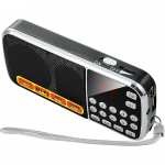 V&auml;ikesed kaasaskantavad raadiod AM FM, toetavad USB-m&auml;lupulka/mikro-SD-kaarti MP3 taasesitust, digitaalnupud, suurep&auml;rase vastuv&otilde;tuga bass-diafragma taskuraadio must