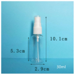 1 tk korduvt&auml;idetavad pudelid l&auml;bipaistvast PET-plastist kaasaskantav pihustuspudel T&uuml;hi parf&uuml;&uuml;mikonteineri tarvikud 10 ml 30 ml 50 ml 60 ml 100 ml UUS