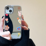 Mobiiltelefoni&uuml;mbrised iPhone 11 13 XR 15 Pro Max 12 14 Pro Max &uuml;mbris iPhone 16 XS Max Mirror kaitse&uuml;mbris Peegel peen multikas veekindel iPhone 11 Pro Max h&otilde;bedane liivav&auml;rv