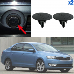 2x mudelile Skoda Rapid I 2012 2013 2014 2015 2016 2017 2018 2019 uksek&auml;epide V&otilde;tmeauk lukk t&uuml;nnikork pistiku katteklamber tolmukindel must