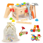 Puusepakomplekt Montessori m&auml;nguasi, mille on koostanud Educational Assembly 6. s&uuml;nnip&auml;eva &otilde;petlik puusepam&auml;nguasi, puidust hoiukarp [soovitatavad spetsialistid] beige