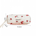 Stiilne kosmeetikakott: Kaasaskantav pesukott nahahoolduse ja huulepulgade hoidmiseks Butterfly Flower Octagonal sinine