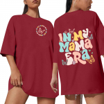 In My Mom T-Shirt Naiste armas graafiline Mama Tee Mood vabaaja kaelas&auml;rk Naljakas l&uuml;hikeste varrukatega Mather Tees L must