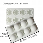 1 t&uuml;kk silikoonist &scaron;okolaadivorm silikoonist pall koogivormid 3D poolkera komm tr&uuml;hvel k&uuml;psetusplaat