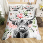 &Scaron;oti M&auml;giveis Tekikate King Queen L&auml;&auml;ne Taluloomad Tekikate Mikrofliis Pull Veised Lilleline Voodipesukomplekt Lastele Teismelistele EU Single 135x200cm gray