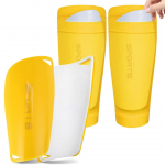 Loogdeel Sport jalgpall Jalgpall S&auml;&auml;rekaitse Sokid Padjad EVA padjakaitse V&auml;hendavad p&otilde;rutusi ja vigastusi poistele, poistele, t&uuml;drukutele S kollane