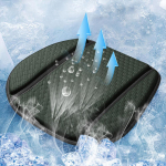 Lahe geel istmematt auto kodutooli istmekatte hingavale padjale, auto s&otilde;iduki jahutav istmekate tumeroheline v&auml;rv