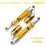 280mm 320mm 340mm 380mm mootorratta &otilde;hkamortisaator tagumine vedrustus ATV Quad roller Dirt Bike Motor D30