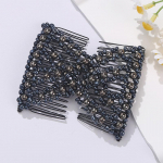 Isetehtud helmestega juuksekammid naistele t&uuml;drukutele Lihtne, laisk, laisk juustega aksessuaarid, kukk, hobusesabahoidja kamm, elastne helmestega k&uuml;&uuml;nisjuuksen&otilde;el