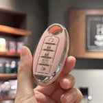 Nissan Altima Sentra Maxima Rogue Armada Pathfinder Versa Smart Key 5 nupuga TPU autov&otilde;tme korpuse kate must