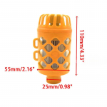 Auto Auto 25mm diisel seisuk&uuml;tte &otilde;hu sisselaske filtri summuti klambriga Eberspacher Webasto Dometic jaoks sinine