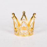 Tordi kaunistamine: Miniprintsessi kroon ja s&uuml;damekaunistused s&uuml;nnip&auml;evalippudega hollow diamond small crown h&otilde;be