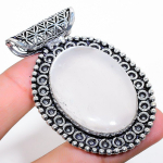 Rainbow Moonstone Handmade 925 Sterling Silver Jewelry Pendant 2.40 f8n99