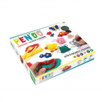 Kit cr&eacute;atif crayons &agrave; modeler Pen'Do Animaux - 16 pcs