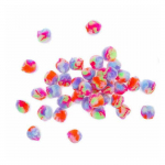 40 pompons en acrylique - Arc en ciel pastel