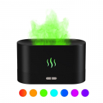 180 ml USB eeterlike &otilde;lide hajuti simulatsiooniga leek Ultraheli niisutaja Cool Mist Maker Fogger Led eeterlike &otilde;lide leeklamp &ouml;&ouml;valgus RGB light