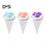 1/3 tk villase kleebise filtrikoti pesumasin takistab ummistumist Lihtne kasutada korduvkasutatavat v&otilde;rgust &auml;ravoolutoru puhastusvahendit sinine