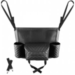 Autoistme hoiukott PU-nahast autoistme keskmine kast ripptasku auto hoidiku hoidmiseks k&auml;ekoti salvr&auml;tiku jaoks pruun