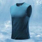 Meeste t-s&auml;rk Camisole varrukateta, vabalt liibuv, sile ja lahe sportimiseks L