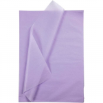 Papier de soie - 50 x 70 cm - 25 feuilles Mauve Clair