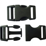 10 fermoirs clips plastique (id&eacute;al Cr&eacute;acord) 4cm - Noir - Cr&eacute;acord