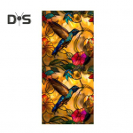 Vitraaž Staatiline Aknakile Vintage Lilled Privaatsuskaitse P&auml;ikesekaitse Klaaskleeps Veekindel PVC Aknakatte Kile A