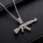 Mood Choker Kaelakeed Naiste P&uuml;stoli Ripats Kristallist Rhinestone Kett Meeste Punk Ketid Ehted Kingitus kuld